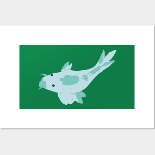 Turquoise Catfish Posters and Art